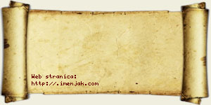 Milena Strinić vizit kartica